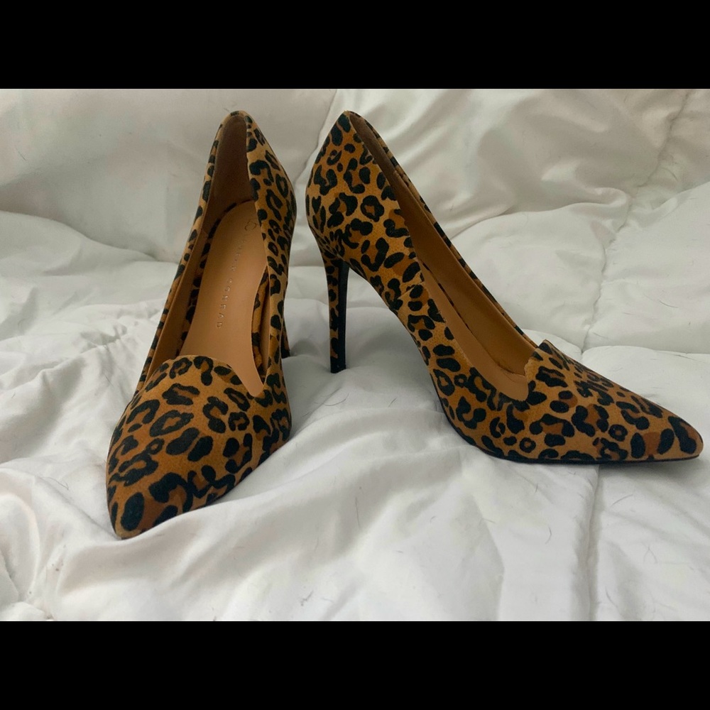 Cheetah print heels